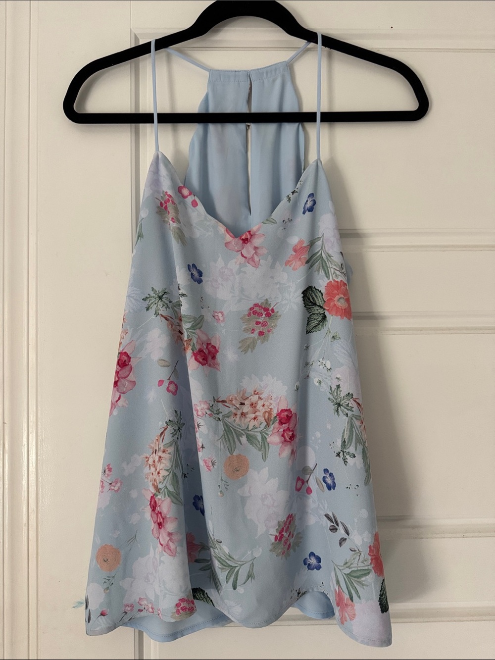 Express Floral Tank Size Medium NWT